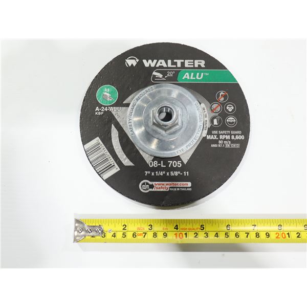 MEULE WALTER ALUM.7"x1/4"x5/8"