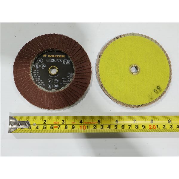 FLAP DISC WALTER QUICK STEP FLEX 4-1/2"