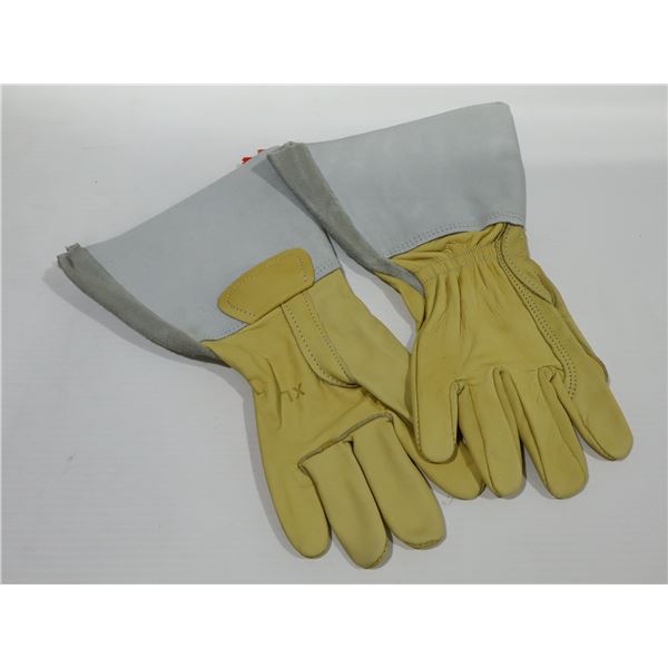 PAIRE DE GANTS TRAVAIL EN CUIR NATPRO gr:XL