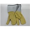 Image 1 : PAIRE DE GANTS TRAVAIL EN CUIR NATPRO gr:LRG