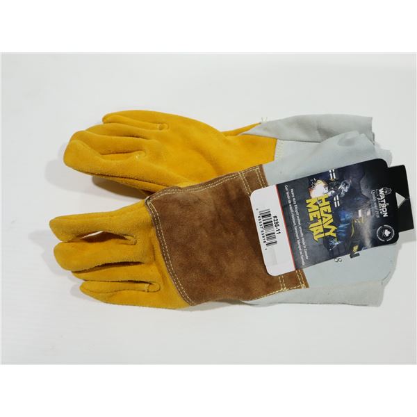 PAIRE DE GANTS DE SOUDURE EN CUIR WATSON HEAVY METAL  gr:11
