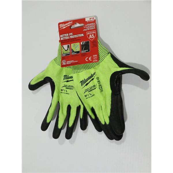LOT DE 7 PAIRES DE GANTS MILWAUKEE ASST