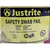 Image 3 : JUSTRITE SAFETY SWAB PAIL #10471