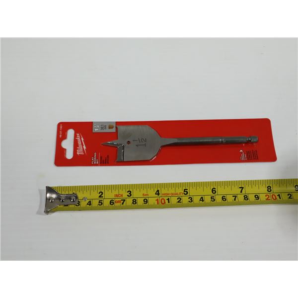 MÈCHE À PERCEUSE PLAT MILWAUKEE 1-1/2"
