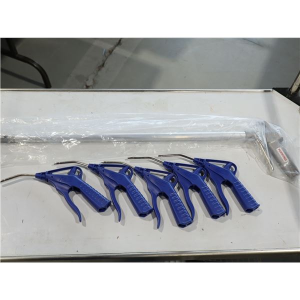 LOT DE 6 FUSILS À AIR ASST