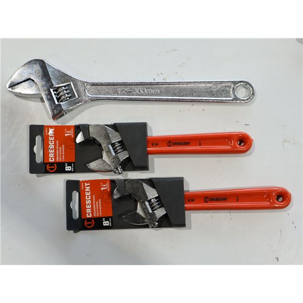 LOT DE 3 PINCES AJUSTABLE