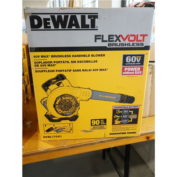 SOUFFLEUR PORTATIF DEWALT #DCBL770X1 AVEC BATT & CHARG.