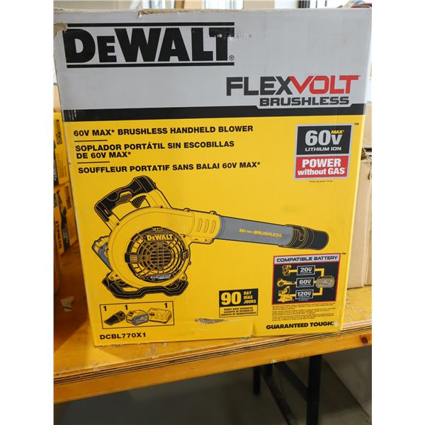 SOUFFLEUR PORTATIF DEWALT #DCBL770X1 AVEC BATT & CHARG.