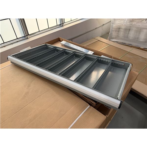 TIROIR MÉTALLIQUE DR42448L-28-0621L, 48″ L × 24″ P × 4″ H, CONSTRUCTION R
