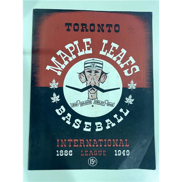 1886-1949 Toronto Maple Leafs Baseball League
