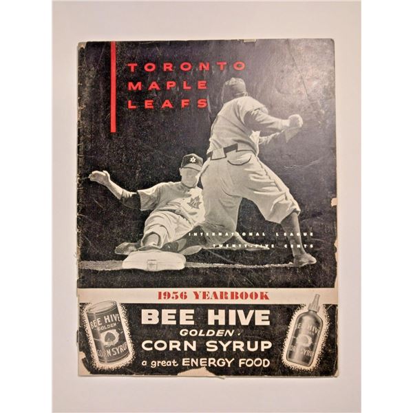 1956 Toronto Maple Leafs Baseball Yearbook
