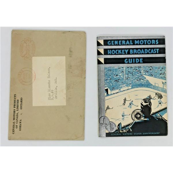 1934 General Motors Hockey Broadcast Guide