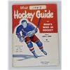 Image 1 : 1949 Official Hockey Guide "Who's Who in Hockey"