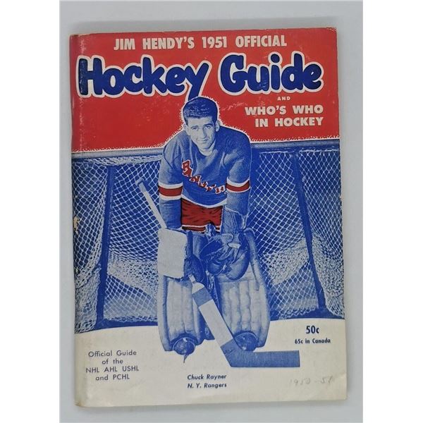 1951 Jim Hendy Official Hockey Guide
