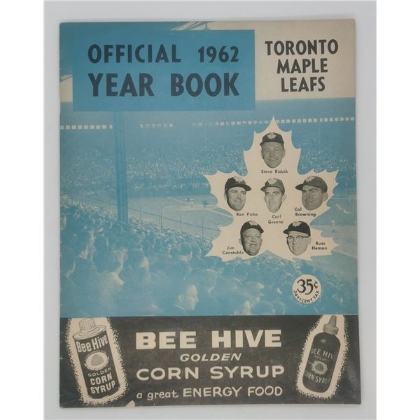 1962 Toronto Maple Leafs Baseball Yearbook