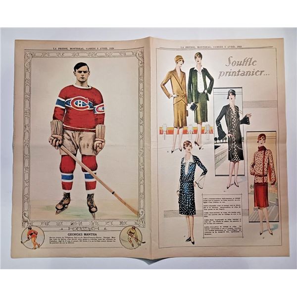 1929 La Presse, Montreal Full Issue G Mantha