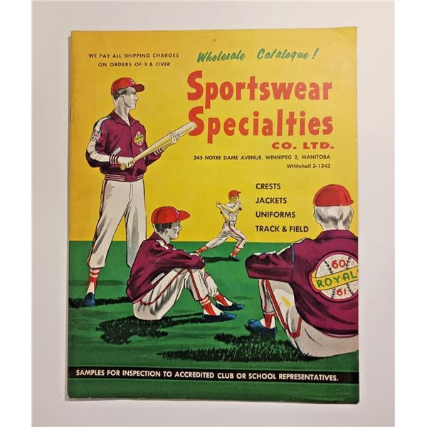 1961 Sportswear Catalog Order Sheet Envelope