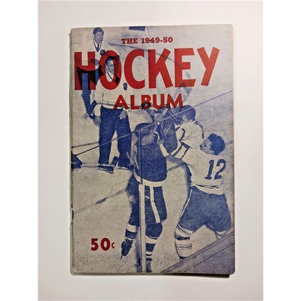1949-50 Hockey Album w/ pictures Turofsky brothers