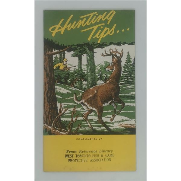 1960 Dupont Remington Hunting Tips Brochure