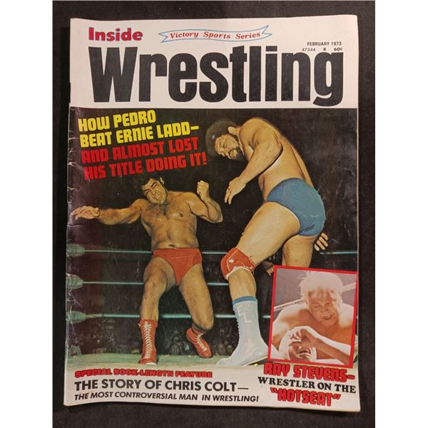 Inside Wrestling February 1973 Vintage Magazine