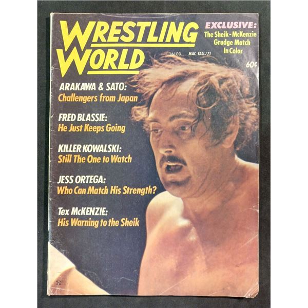 Wrestling World Mac Fall / 71 Vintage Magazine