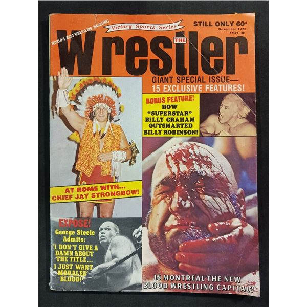 The Wrestler Nov 1973 Vintage Magazine