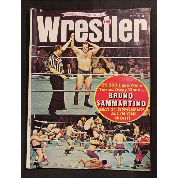 The Wrestler May 1972 Vintage Magazine