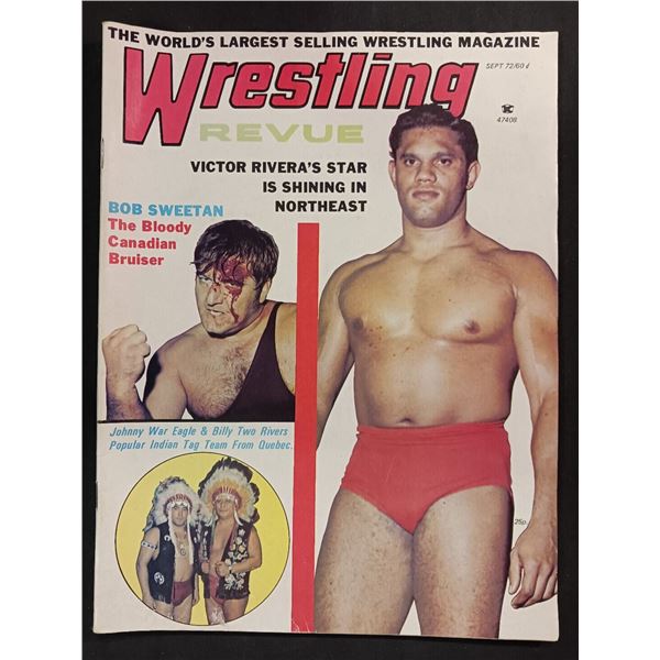 Wrestling Revue Sept / 72 Vintage Magazine