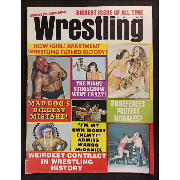 Wrestling Dec 1973 Vintage Magazine
