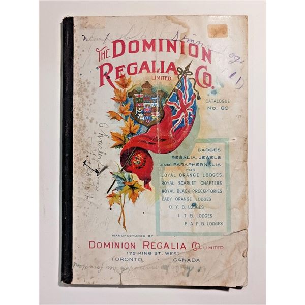 1900 Dominion Regalia & Co Catalogue Ltd. No. 60