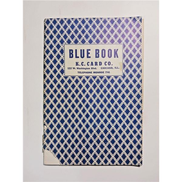 1942 Blue Book K.C. Card Co. Gambling Supplies