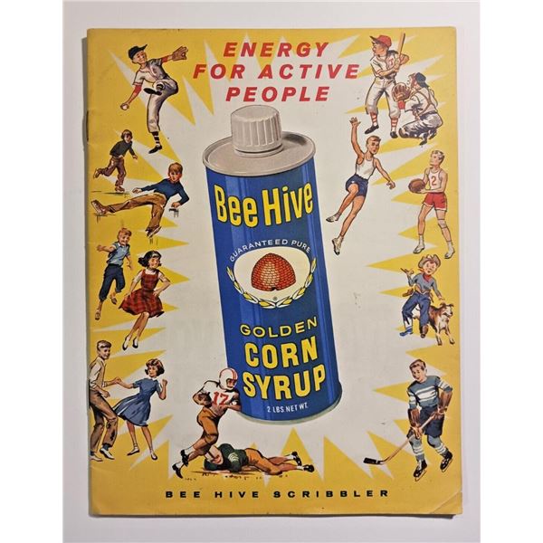 1950 Bee Hive Scribbler StLawrence Starch Notebook