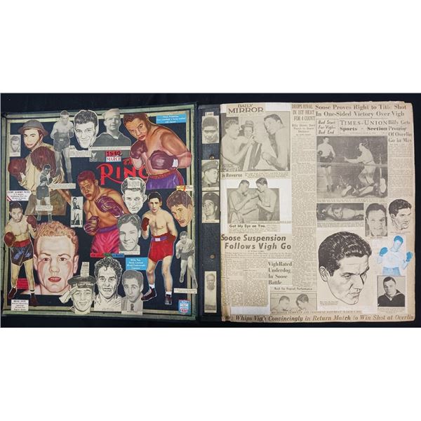 1941-1943 Best Extraordinary Scrapbook on Boxing