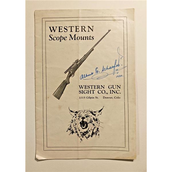 1930 Western Scope Mounts Gun Sight Catalog
