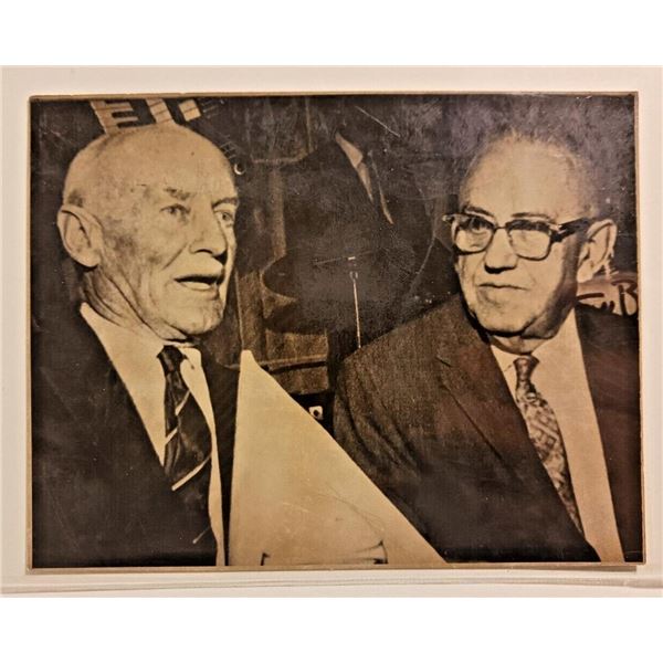 1965 Type 1 Photo of Frank Selke and Conn Smythe