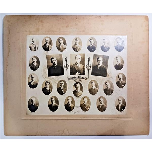 1906 Brigden Literary Club Toronto Portrait Photo