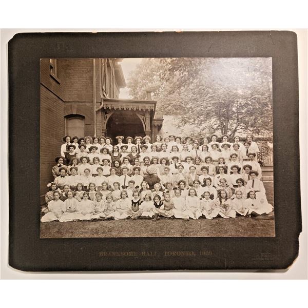 1909 Branksome Hall Toronto School Cabinet Photo