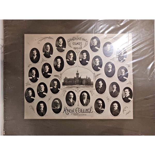 1907-08 Knox College Toronto Graduating Class