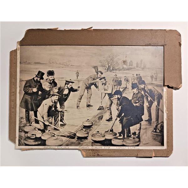 1873 Red Jacket Rink Toronto Curling Club Photo