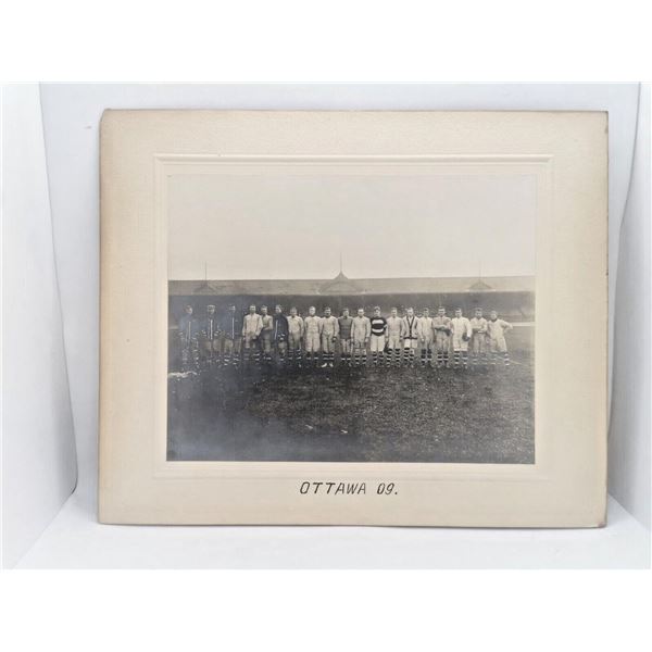 1909 Ottawa Grey Cup Runner-Up Team Photo [RARE]