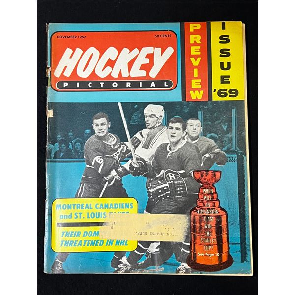 1969 Hockey Pictorial Magazine, Habs & Blues Cover