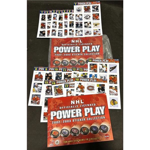 2002-2003 Toronto Sun Sticker Set 1-18, 2 Books