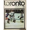 Image 1 : 1972 Maple Leafs Program Insert Hockey Magazine