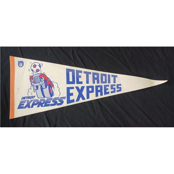 Detroit Express NASL Soccer League 30" Pennant