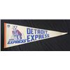 Image 1 : Detroit Express NASL Soccer League 30" Pennant