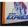 Image 4 : Detroit Express NASL Soccer League 30" Pennant
