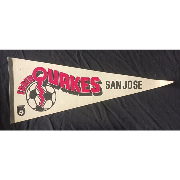 San Jose Earthquakes NASL Soccer 30" Pennant