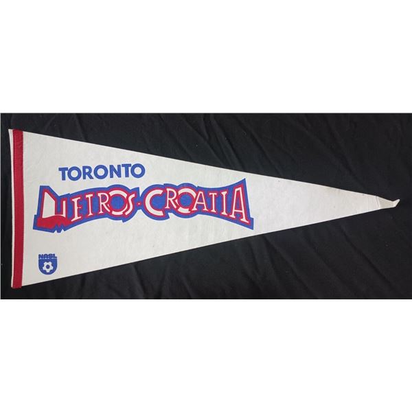 Toronto Metros Croatia NASL Soccer 30" Pennant