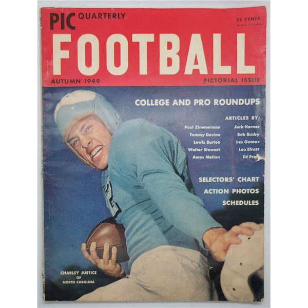 1949 PIC Quarterly College Football Magazine