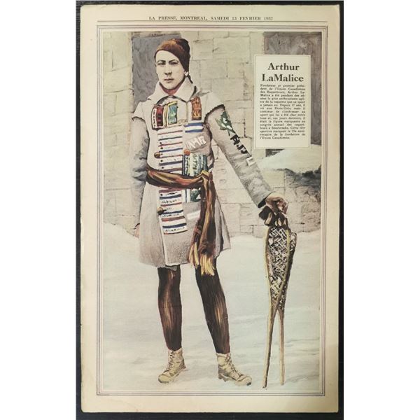LA Press Montreal 1932 Arthur LaMalice Runner